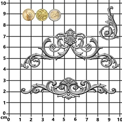 Garland Mold for Polyclay Air Dry Clay Plaster - color: Garland