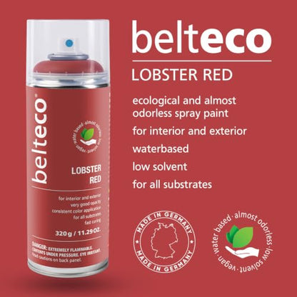 Lobster Red Spray Paint | Water-based Spray Paint Red - color: Candy Red, size: 11.29 Ounce (Pack of 1)