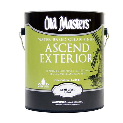 Old Masters Ascend Semi-Gloss Clear Water-Based Finish 1 gal. - Total Qty: 2