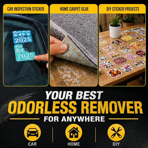 Adhesive Sticker Remover for Removing Car Decal, Window Tint, Glue Residue