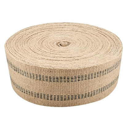 Upholstery Webbing for Chair, 3.5" Jute Webbing,33Yd Upholstery Strap