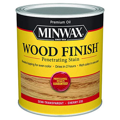 Minwax 70009444 Wood Finish, Cherry, 1 Quart - color: Cherry, size: 0.25 Gallon
