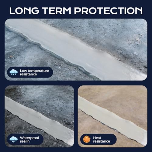 Concrete Crack Filler, 2 Pack Self Leveling Cement Magic Crack Filler 2.2LB