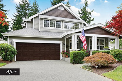Giani Wood Look Paint for Garage Doors- Step 1 Wood Grain Base Coat Pint (Black Walnut) - color: Black/Walnut