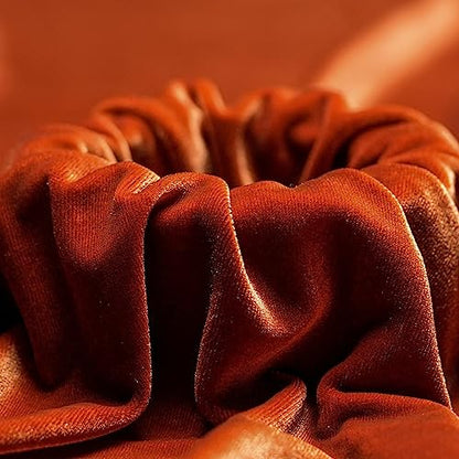 Ice Fabrics Stretch Velvet Fabric by The Yard - 60" Wide Soft Stretchy Fabric for Sewing Clothes, Apparel, Costume, Crafts - 90% Polyester 10% Spandex - Rust - 1 Yard - color: Rust, size: 1 Yard