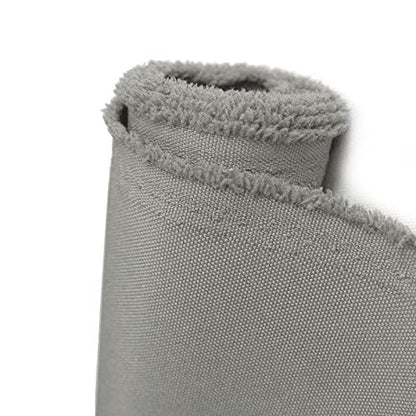 Waterproof Canvas Fabric by The Yard 600D Upholstery Outdoor Fabric 58”W - color: Silver Grey, size: Pre-cut 1 Yard(58" x 36")