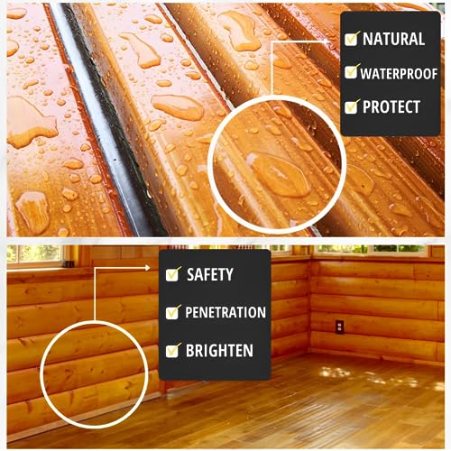 128oz 100% Pure Tung Oil with Brush, Food Safe Waterproof Low Odor - size: 128 Fl Oz