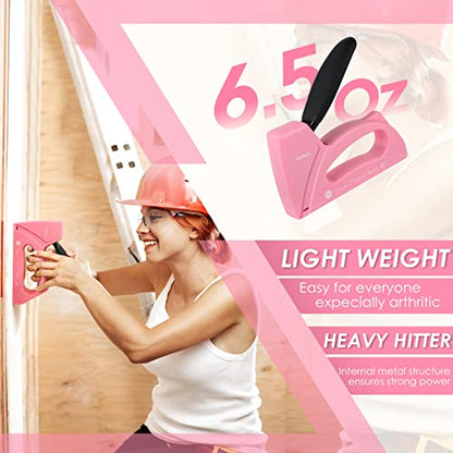 SHALL 3-in-1 Blue Staple Gun & Light Duty Staple Gun Combo