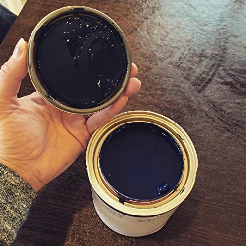 Retique It Chalk Furniture Renaissance Furniture & Cabinet Paint, 32 oz (Quart), Black Indigo, 32 Fluid Ounces - color: Black Indigo, size: 32 Fl Oz (Pack of 1)