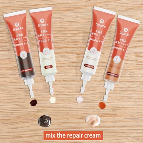 Wood Furniture Repair Kit 12 Colors Fillers Touch Up Paint Repair Scratch - color: 12 Colors