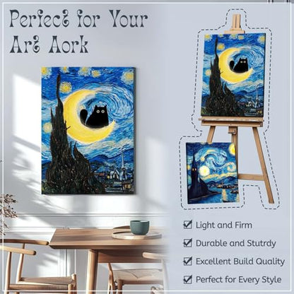 Canvas Stretcher Bars 30x40 Inch Frame Kit, Available in 25+ size Wood Stretcher Bars for Home and Office, Gallery Wrap Wall Arts Supply for Oil Painting, Poster, Picture & Paint by Numbers - size: 30"X40"