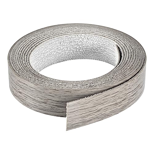 uxcell Edge Banding, 3/4 Inch x 24.6ft Pre-Glued Wood Veneer Edging Iron-on Flexible Edge Banding for Cabinet Repair Furniture Restoration, Brown Oak - size: 3/4 Inch x 24.6ft