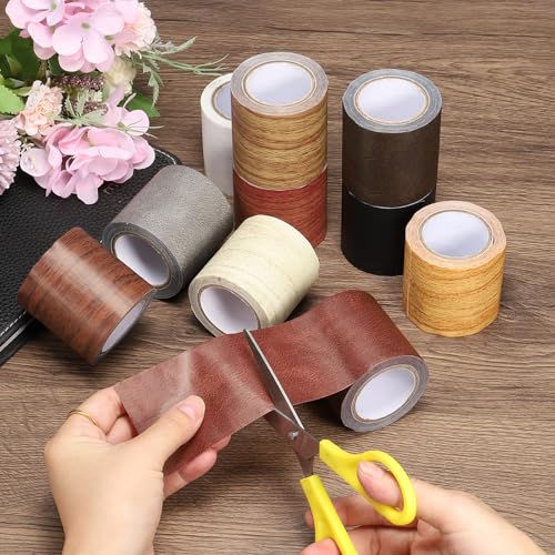 Wood Grain Repair Tape 3" x15ft, Self Adhesive Realistic Textured Repair Tape Patch for Floor Door Table Cabinets Desk,Light Chestnut Maple