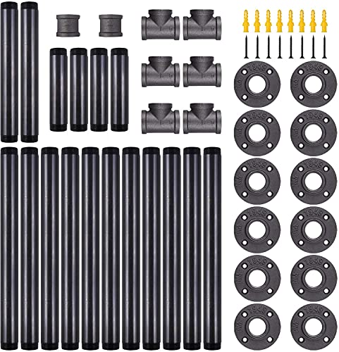 42"x28" Industrial Pipe Table Legs Set - size: 42'' x 28''
