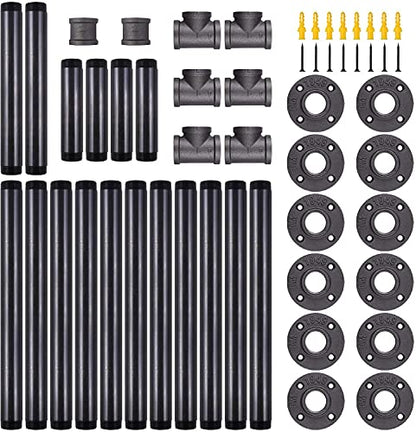 42"x28" Industrial Pipe Table Legs Set - size: 42'' x 28''
