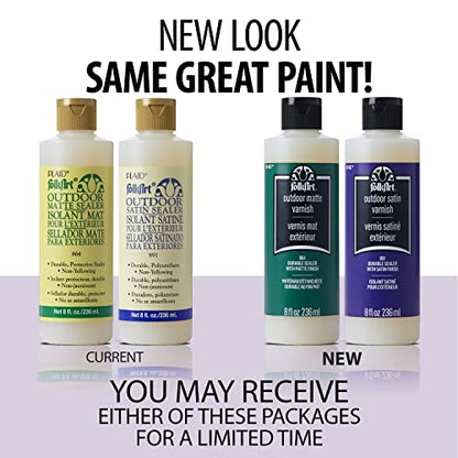FolkArt Outdoor Sealer (8-Ounce),Gloss Finish (Packaging May Vary) - color: Gloss