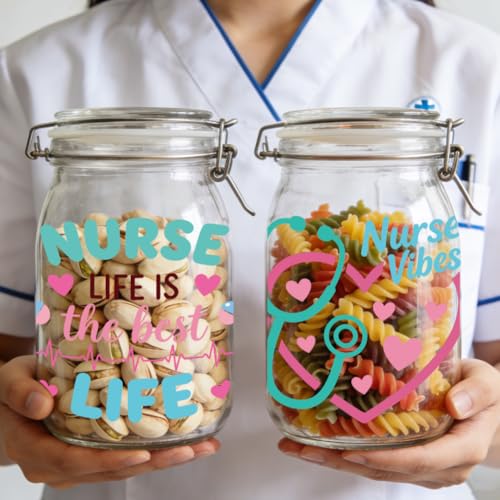 Peacoblue Nurses' Day Text Rub On Transfers for Craft, Transfer Sticker - style: Nurses' Day Text