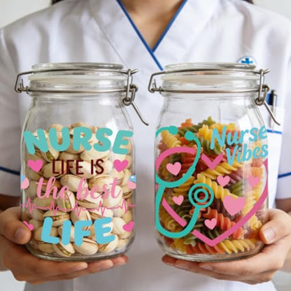 Peacoblue Nurses' Day Text Rub On Transfers for Craft, Transfer Sticker - style: Nurses' Day Text