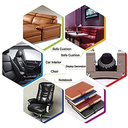 Marine Vinyl Fabric,Upholstery Vinyl,Faux Leather for Boat Furniture Car - color: Black, size: 54inch x 150inch