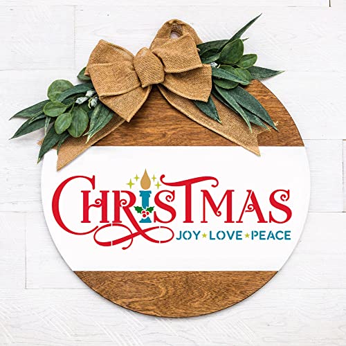 Christmas Stencils for Crafts Reusable Christmas Stencils for Painting - style: Christmas