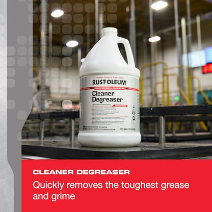 Rust-Oleum Professional Cleaners Cleaner Degreaser | 1 Gallon (128oz) | Professional Strength Concentrate - size: 128 Fl Oz (Pack of 1)