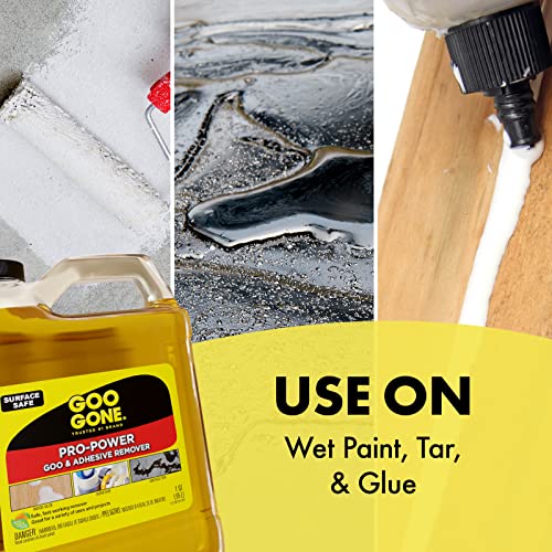 Goo Gone Pro-Power - 32 Ounce & Sticker Lifter - Professional Strength Adhesive Remover, Removes Stickers, Tape, Grease and More