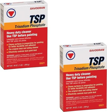 Savogran 10621 Trisodium Phosphate (TSP) 1LB (16oz) (Pack of 2) - size: 16 Ounce (Pack of 2)