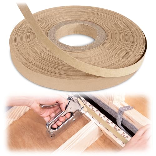 1/2" Upholstery Tack Strip, 72 Yards Longer Upholstery Cardboard Tacking Strip, Hard Upholstery Sofa Making Strips for Furniture Sofa Chair & Couch Edges Repair - size: 72 yard x 1/2 Inch