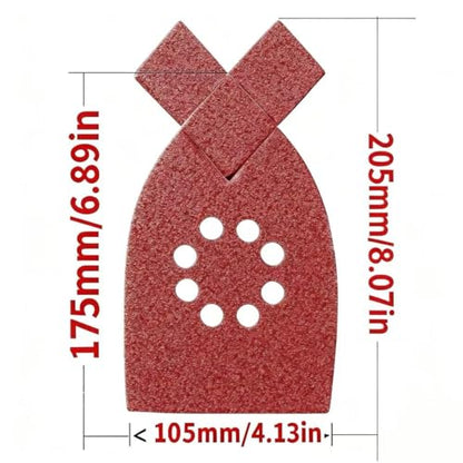30pcs 80 Grit Sanding Pads Large Mouse Detail Sander Sandpaper 8 Holes Hook and Loop Mouse Sander Pads for Black and Decker KA220G KA230 Mega Mouse Cyclon Sandstorm Craftsman Sanding Sheets - style: 30pcs 80 Grit