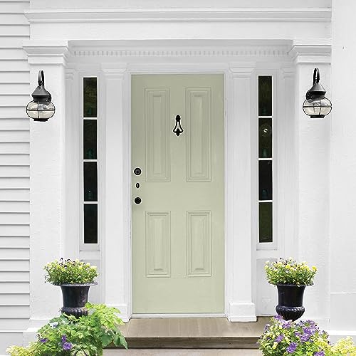 Glidden Total Exterior Paint & Primer All-in-One, Only Olive/Green, Semi-Gloss, 1 Gallon - color: Only Olive, size: 128 Fl Oz (Pack of 1)
