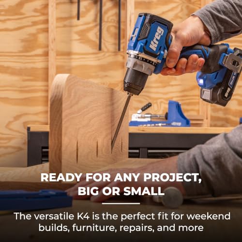 Kreg Pocket Hole Jig K4, Woodworking Tool, Durable & Convenient