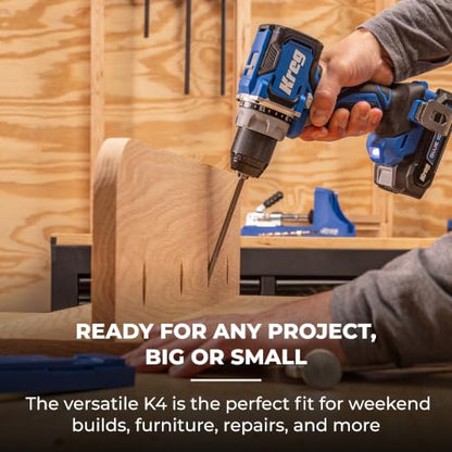 Kreg Pocket Hole Jig K4, Woodworking Tool, Durable & Convenient