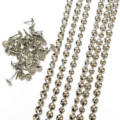 5Meters Upholstery Tacks Strips/Decorative Nail Trims(9.5mm Nickel) - color: 9.5mm Nickel