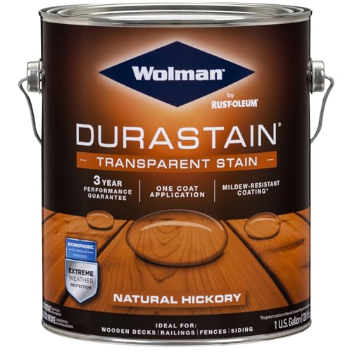 Wolman Natural Hickory DuraStain Water-Based Wood Stain - color: Natural Hickory, size: Gallon (Pack of 1)