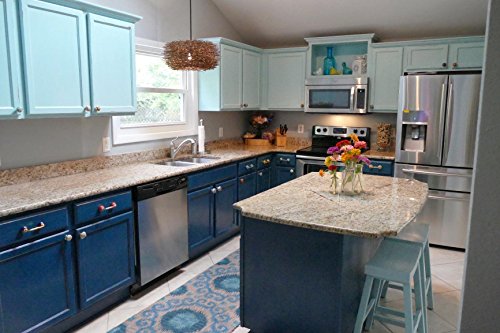 Retique It Chalk Furniture Paint by Renaissance DIY, 16 oz (Pint), 43 Egyptian Blue - color: 44 Ultramarine, size: 16 Fl Oz (Pack of 1)