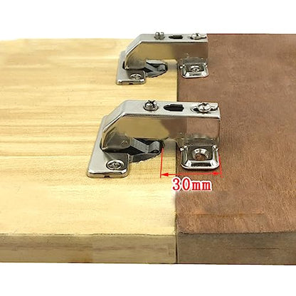 2-Pcs 90° Blind Corner Hinge 90 Degree Soft Close Cabinet Hinges
