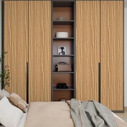 Retro Wood Grain Wallpaper 15.7"x118" - color: Wood Grain 5, size: 15.7" x 118"