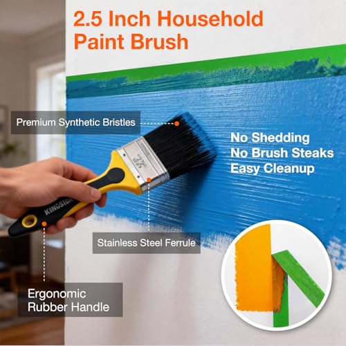 Paint Roller Kit 11 PCS, 9" Extendable Roller Frame (3 ft)