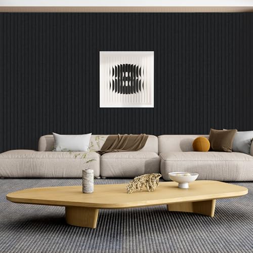 TO-TH Large Acoustic Panels Noise Reducing Sound Wall Panel 10 Pack, Black - color: Black, size: 10 pcs - 47.2'' * 23.6''