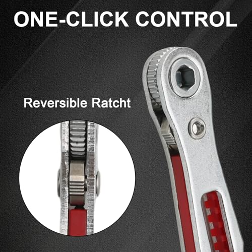 11-Piece Right Angle Screwdriver Set, 36T CR-V, Magnetic Holder for Auto