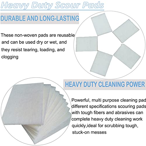 Tonmp 10 Pack 6" x 9" Superfine General Purpose Scuff Pads for Scuffing, Scouring, Sanding, Paint - Surface Preparation Automotive Car Auto Body Woodworking (White -2000 Grit) - color: White -2000 Grit
