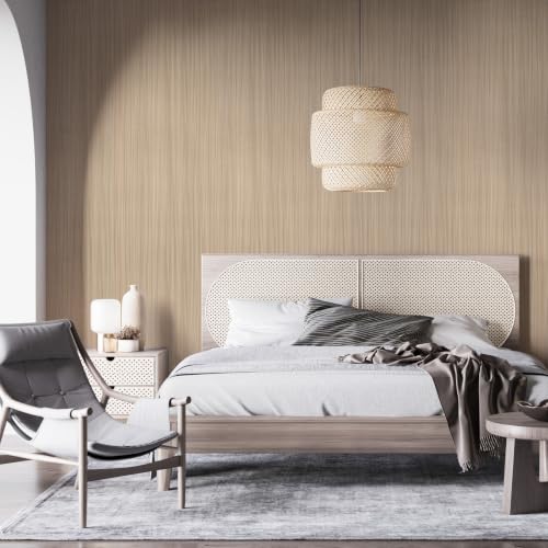 Wood Grain Contact Paper 15.7"x118" Light Wood Peel and Stick Wallpaper Vintage Removable Self-Adhesive Wooden Vinyl Wallpaper for Bedroom Kitchen Cabinets Countertops