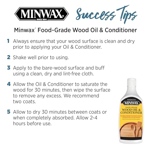 Minwax Food-Grade Wood Oil & Conditioner, 12 fl. oz.