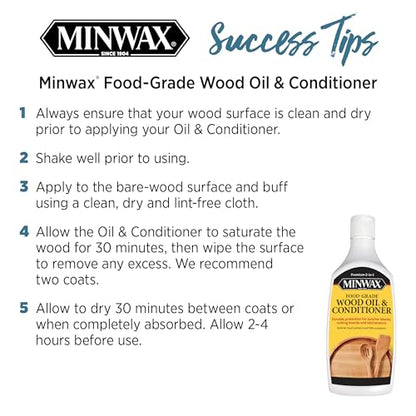Minwax Food-Grade Wood Oil & Conditioner, 12 fl. oz.