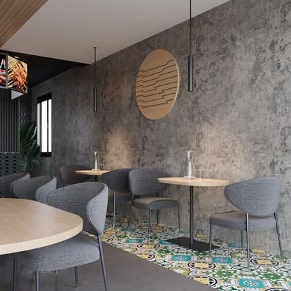 BAYYA Concrete Wallpaper Peel and Stick Grey/Brown/Beige Cement Contact Paper 15.8"x1181" Industrial Style Self Adhesive Waterproof Removable Wall Covering Wall Paper Vinyl Film Furniture Stickers - color: Gray, size: 15.8" x 1181"