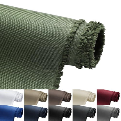 Waterproof Marine Canvas Fabric by The Yard 58" W 600D PVC Backing 15 Yards - color: Army Green, size: 15 Yards