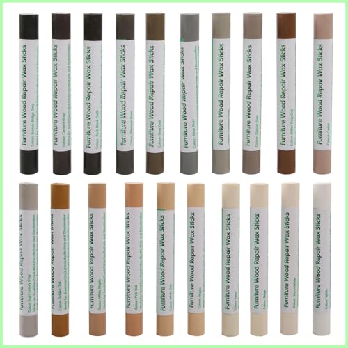 Furniture Markers Touch Up, 20 Colors Wood Filler Sticks- Common Series - color: Common Series