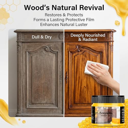 CARGEN Beeswax Furniture Polish - Beeswax Wood Polish and Cleaner - style: 2 Pack
