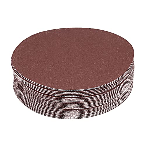 25 Pcs Sanding Discs Hook and Loop Backing - [4 Inch x 320 Grits] Aluminum Oxide Sandpapers for Orbital Sander Round Sanding Papers - size: 320 Grits
