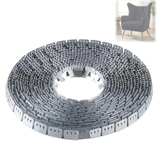 32ft Upholstery Metal Flexible Tack Strip for Furniture, Chairs, Sofas – Curve-Ease Grip for Easy Installation